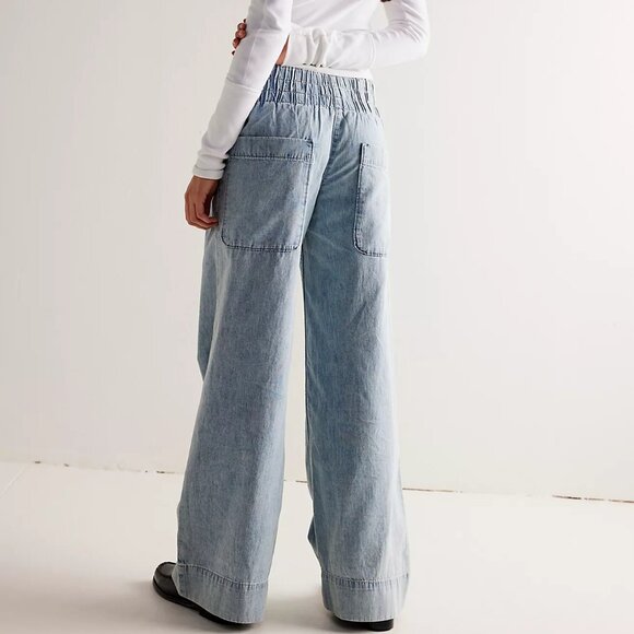 We The Free Breezy Denim Pull-On Jeans - Picture 3 of 11